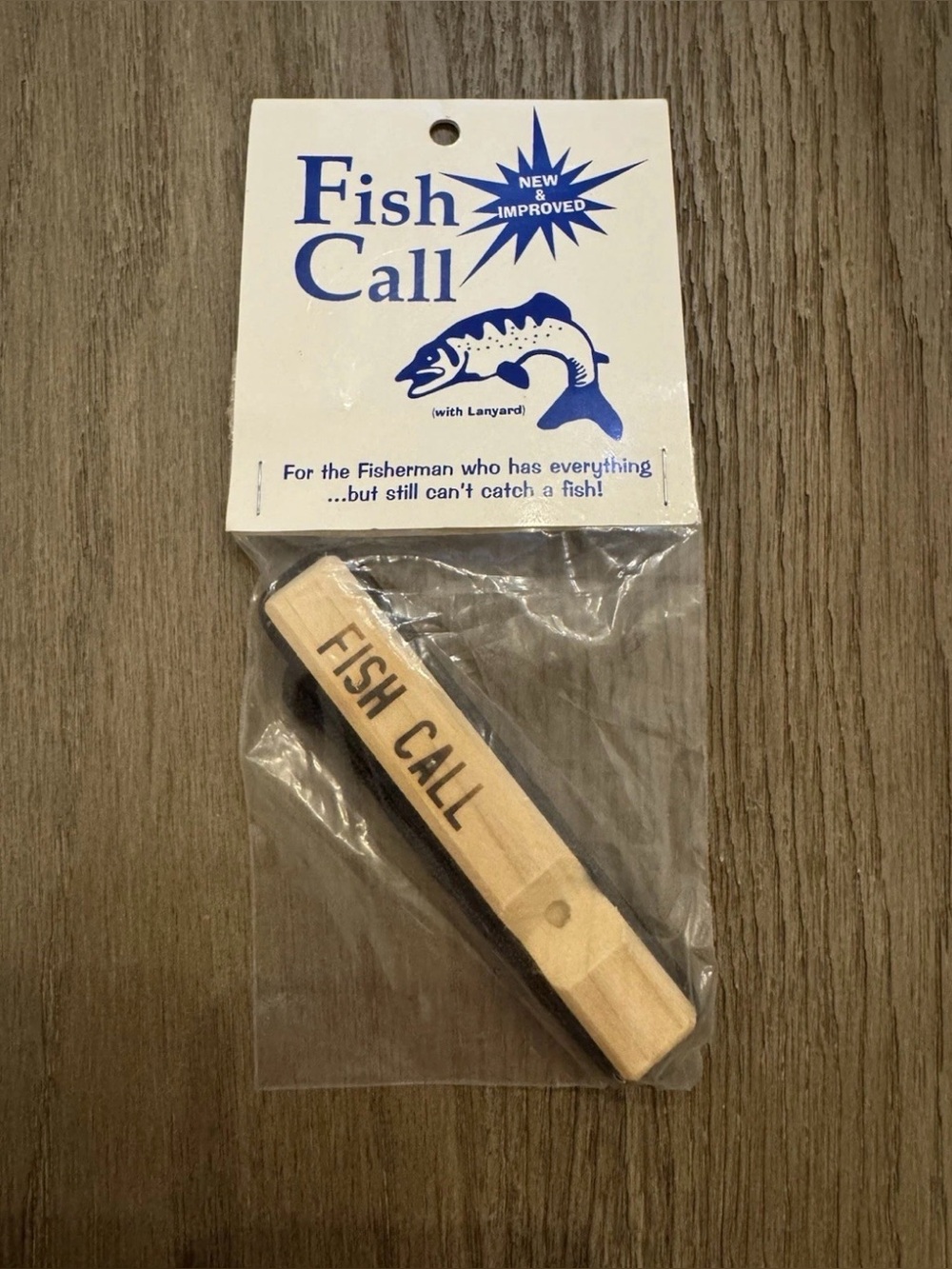 Vintage Novelty Fish Call By Woods & Streams...New